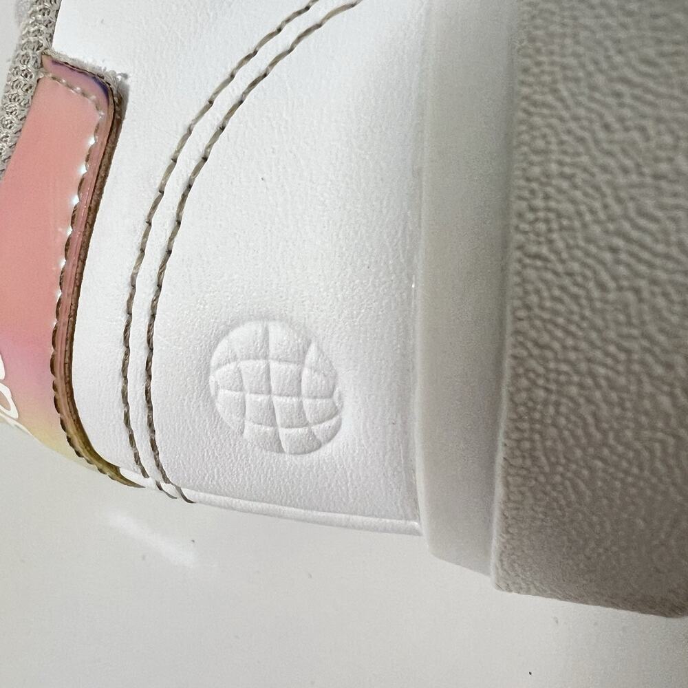 Adidas Children's Girls Grand Court 2.0 - Cloud White/Iridescent Size 2 - Picture 9 of 11